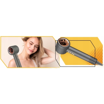 Suszarka do włosów PROFESJONALNA dyfuzor 4 dysze WIELOFUNKCYJNA mocna lekka